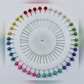 Rainbow Ball Head Sewing Pins – 40-Pack
