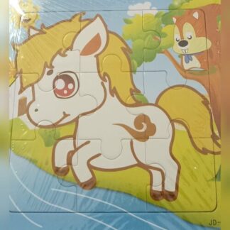 Wooden Puzzle - 9 piece - Pony