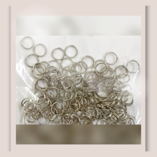 Double Loop Jump Rings - Silver - 7mm