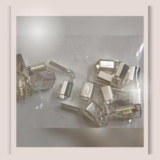 Fold Over End Crimps - 6mm