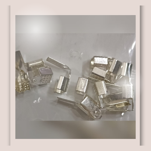 Fold Over End Crimps - 6mm