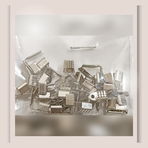 Fold Over End Crimps - 4mm