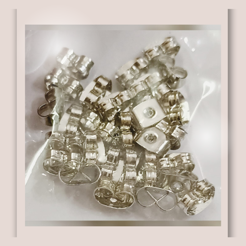 Butterfly Earring Backs - Silver